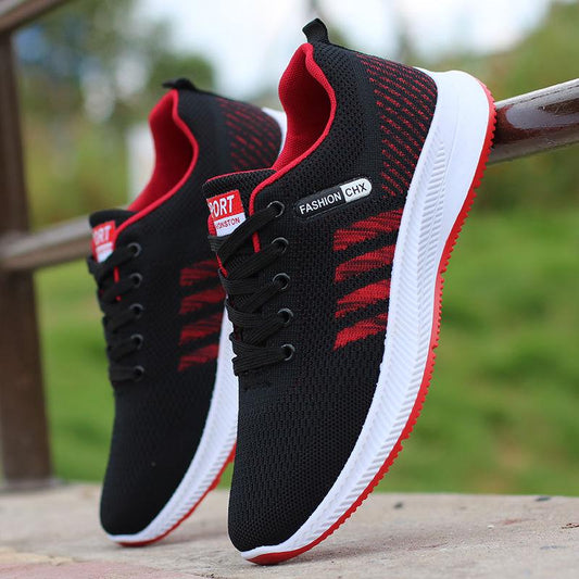 39-44 Men Mesh Sneakers Wear-resistant Outdoor Basketball Shoes Deodorant Lightweight Running Shoes Comfortable Deodorant Black Sport Shoeses