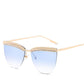 WTEMPO Women's Sunglasses Brand Designer Anti-UV Frameless Shade Sunglasses Women   Lunette De So