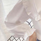 Women's Spring and Autumn Long Sleeve Shirts Large Size Loose Solid Color Doll Collar Tops
