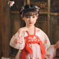 Girls' Hanfu Underwear Chinese Style Tang Costume Children's Ancient Costume Super Fairy Dress Cherry Blossom Princess Dress Spring Summer Costumes
