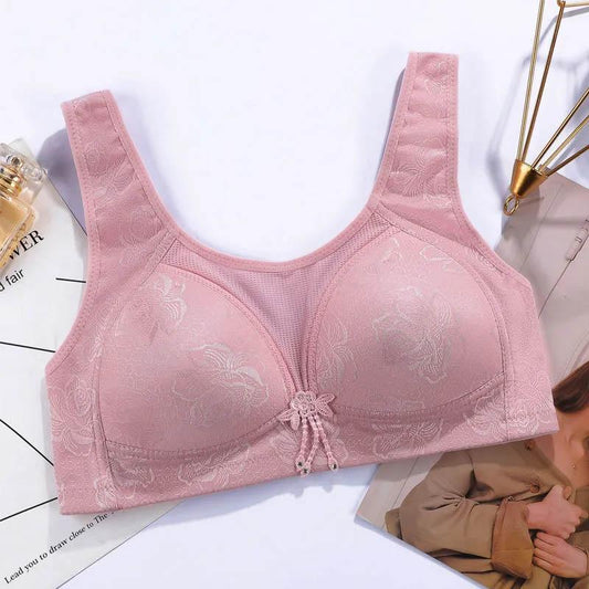 Female No Steel Ring Thin Comfortable Tube Top Gather Anti-sagging Side Pull-up Adjustable Bra
