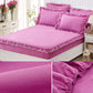 Skin-friendly Printing Mattress Protector Three-piece Set of Cotton Bedspread and Pillowcase Bedding