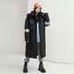 2021 Over-the-knee Long Down Jacket Women's Winter Mid-length Tooling Thickened Korean Couple Wear Winter Jacket