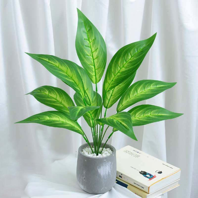 Nordic Wind Simulation Plant Bonsai Turtle Back Leaf Indoor Potted Desktop Artificial Flower Decoration Simulation Flower Green Plant Decoration