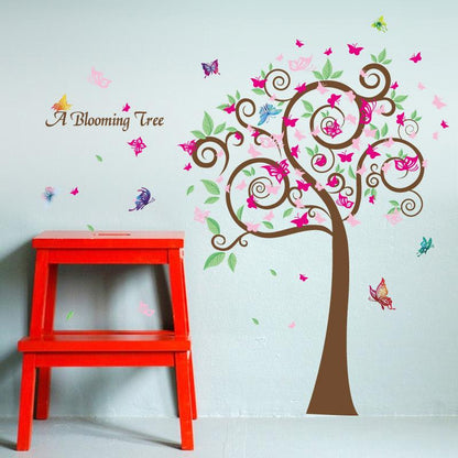 [Wall stickers] a blooming tree wall stickers for kids rooms bathroom living room bedroom home decor