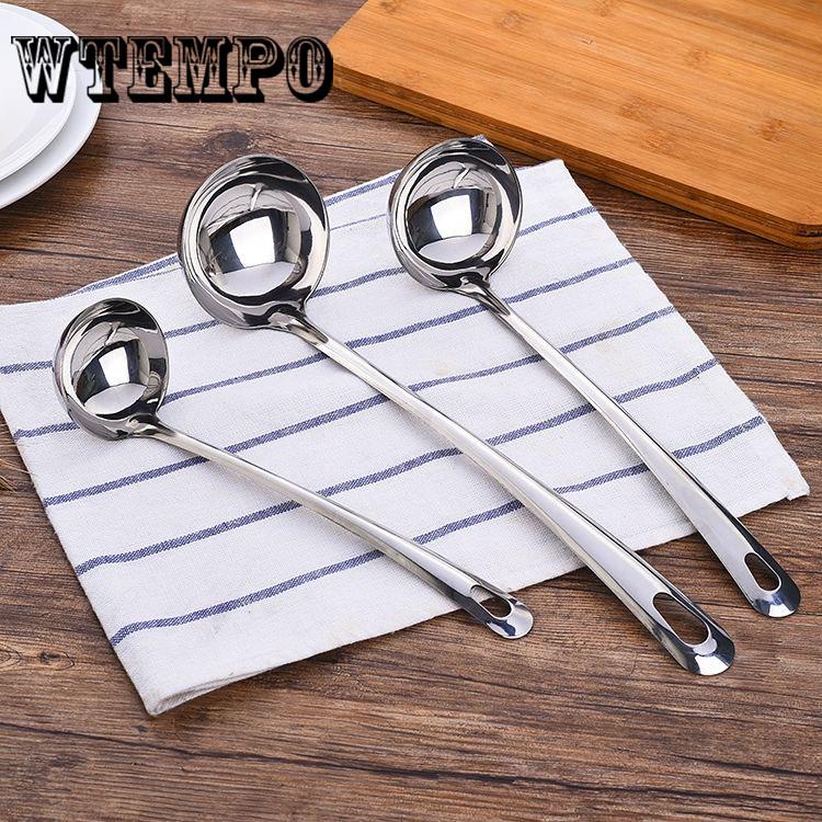 Stainless Steel Soup Spoon Round Colander Spoon