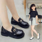 Children Elegant Princess Leather Casual Shoes Kids Girls Wedding Dress Party Solid Color Shoes for Girls