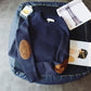 Men's Winter Retro Pullover Sweater To Keep Warm Stitching Contrast Thickening Round Neck Sweater Men's Sweater