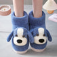 Warm Cotton Shoes Men's and Women's Home Shoes Bag Heel High-top Thick-soled Cotton Shoes Winter Cartoon Cute Cotton Shoes Cotton Boots