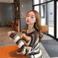 Spring and Autumn Loose Sweater Round Neck Striped Pattern Jacket Fashion Casual Young Women's Top