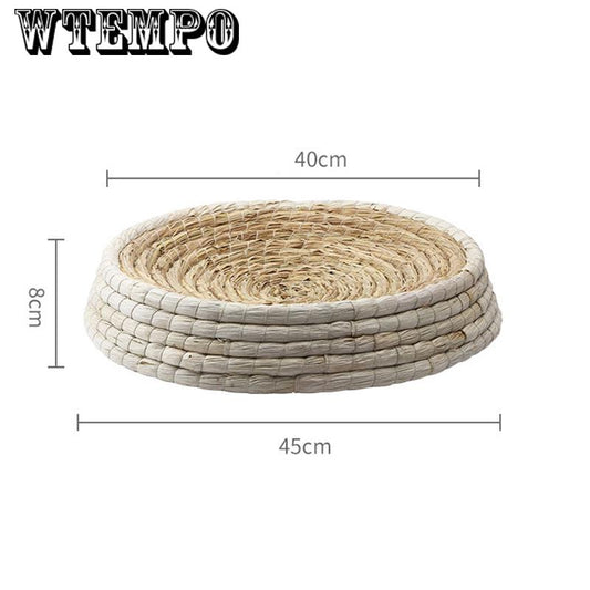 Cool Cat Bed House Round Bed Dog Sleeping Mat Pad Nest Kennel Pet Puppy Nest  for summer