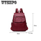 Fashion School Backpack Teenage Girls High Quality Leather flower Women Shoulder Bag Backpack