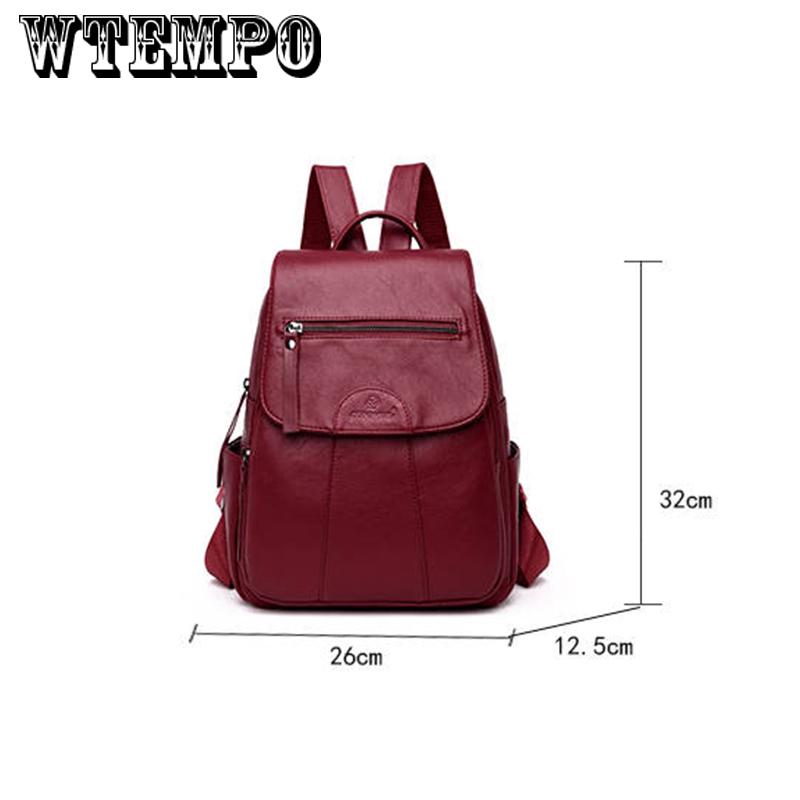 Fashion School Backpack Teenage Girls High Quality Leather flower Women Shoulder Bag Backpack