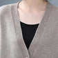 Spring Sweater Cardigan Women's Mid-length Loose Large Size Knit Sweater Jacket for Autumn and Winter