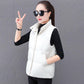 Autumn and Winter All-match Short Vest Slim All-match Solid Color Waistcoat Fashionable Casual Women's Vest