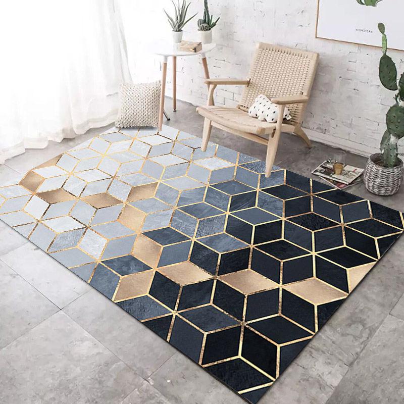 Nordic Flower Art Carpet For Living Room Bedroom Anti-slip Large Rug Floor Mat Carpets Area Rugs
