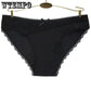 WTEMPO 6 Pcs/Lot Lace Panties Briefs Lingerie Underwear Women Floral Female Ladies Girls Cotton