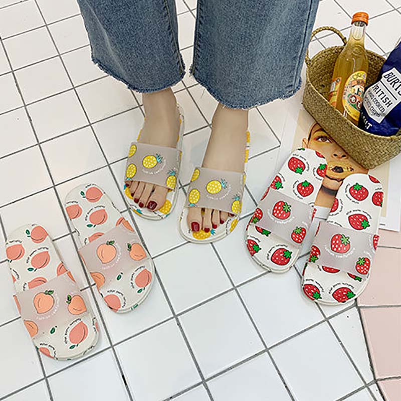 Sandals and Slippers Women Summer Indoor Outdoor Non-slip Deodorant and Dirt-resistant Soft Bottom Bathroom Sandals and Slippers Bathroom Household