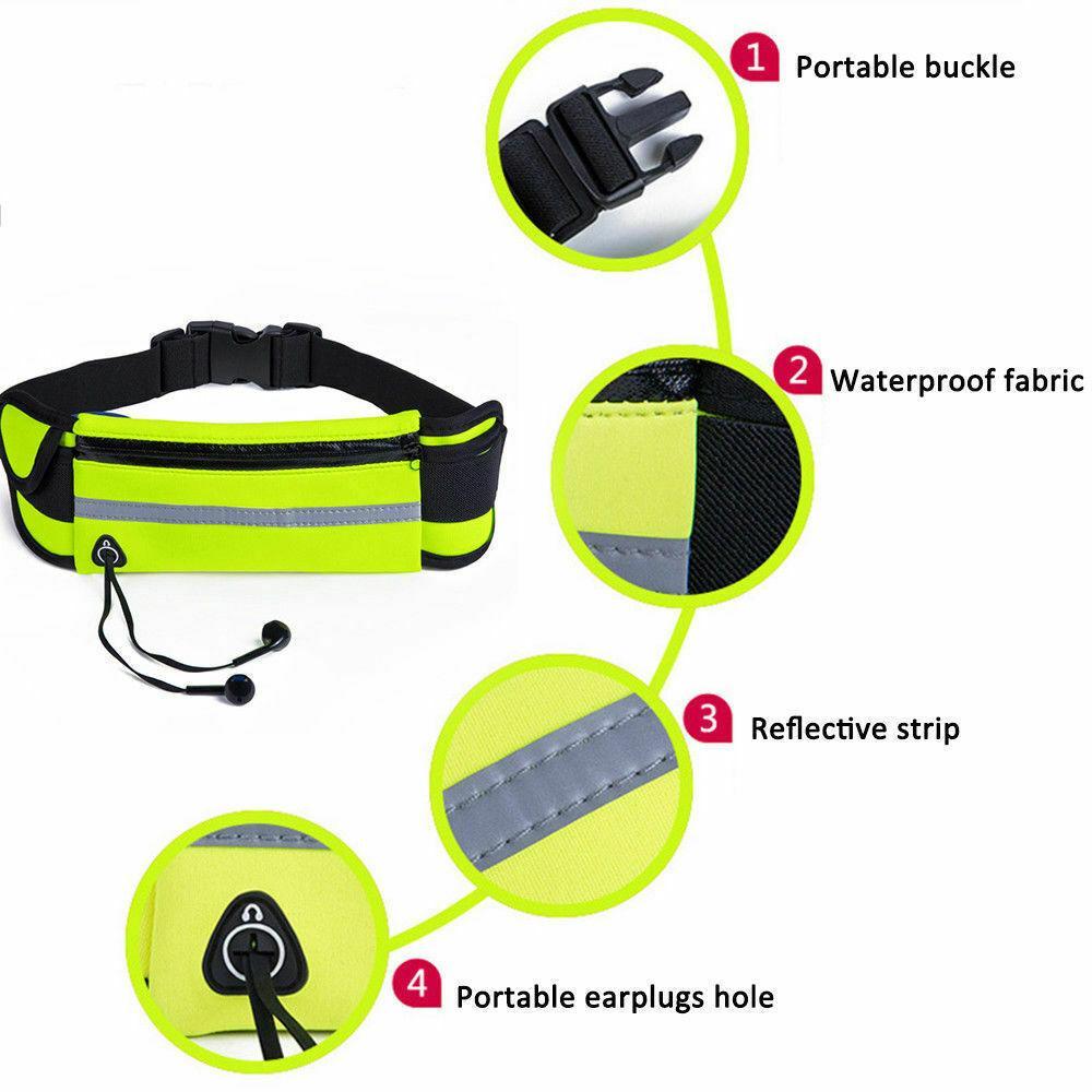 Outdoor Waterproof Sport Water Bottles Waist Bag Waterproof Running Bag Phone Pack Belt Bags