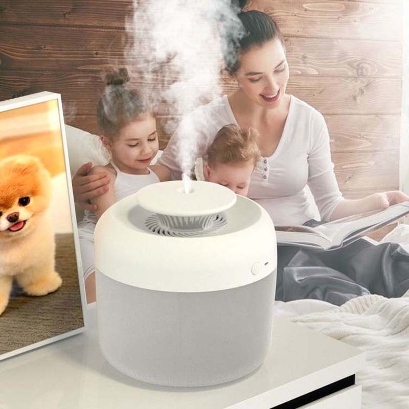 USB Power Supply and Humidifier Home Bedroom Indoor Small Sprayer No Noise Sound Air Humidifier