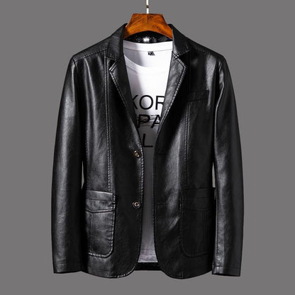Men's PU Jackets Coats Autumn Winter Motorcycle Biker Leather Jacket Men Clothes Casual Coats