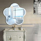 Irregularly Shaped Mirror Wall-mounted Bathroom Mirror Safe Explosion-proof Sleek Without Paddles