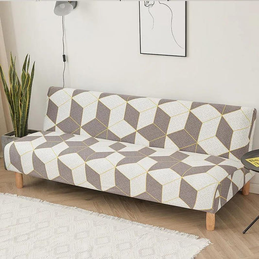 Nordic Style Simple Modern Armrestless Sofa Bed Cover All-inclusive Universal Cover Non-slip Lazy Fabric Sofa Cushion Cover Towel