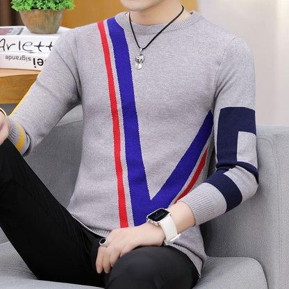 Casual Pullover Men Sweater Autumn Shirt Jersey Clothing Pull Sweaters Mens Fashion Male Knitwear