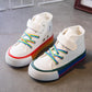 Children's Canvas Shoes 2020 Spring Girls Candy Color High-top Board Shoes Boys Casual Soft Bottom Shoes