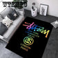 European Folk-custom Fresh  Printed  Carpets Rugs For Home Living Room Chair Pad
