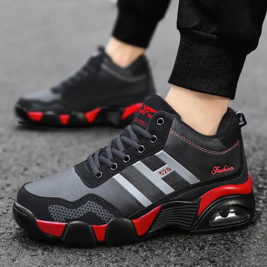 Men's Autumn and Winter Casual Shoes Comfortable Soft Sole Breathable Sneakers Running Shoes