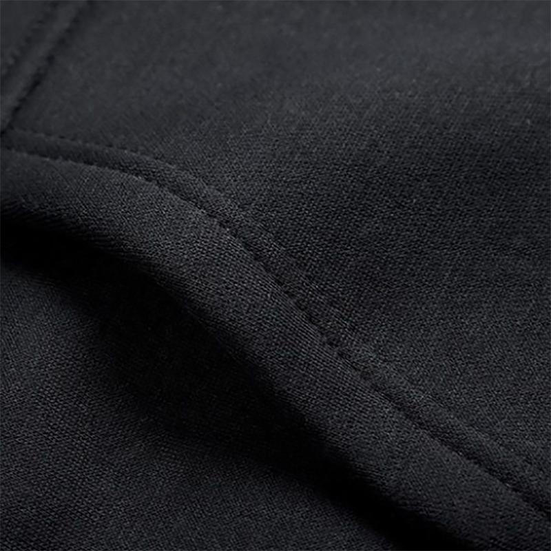 Burgundy Sweater Men's Hooded Sweatshirts Autumn Chinese Style Plus Velvet Loose Coming Year's Eve Couple Jacket Outerwear