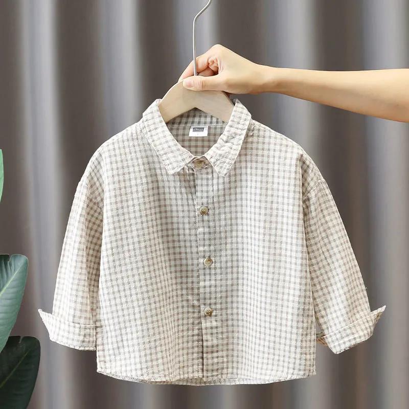 Three-piece Suit Boys and Girls Korean Sweater Vest Suit Spring and Autumn Loose Suit Shirt Trousers Sets Casual Suit