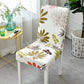 Elastic Stretch Slipcovers Chair Cover Kitchen Dining Room Slipcover Seat Cover Backrest Removable