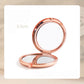 Solid Color Foldable Flip Double-sided Makeup Mirror Ladies Collapsible Must-have Makeup for Travel Appointment Portable HD Thin and Light