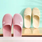 Women Slippers In Summer Flat Bottom Indoor Home Bathroom Non-slip Soft Sole Flat Cool Slippers