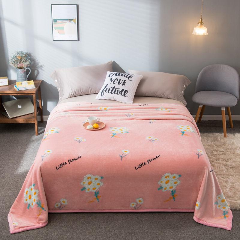 Warm Thick Flannel Blanket Coral Fleece Blanket Blanket Four Seasons Universal Dirty Travel Blanket Siesta Blanket Plus Velvet Bed Sheet