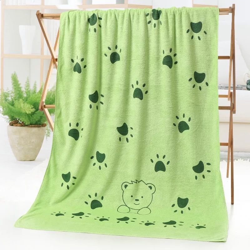 Cute Cartoon Big Towel Super Absorbent Bath Towel Bath Towel Set Is Softer Than Pure Cotton, Does Not Fade and Does Not Shed Hair