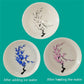 Japanese Cold Color Changing Cup, Cherry Wine Glass, Peach Blossom Cup, Ceramic Wine Glass, Sake Cup, Cold Change