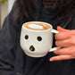 Exported To The U.S. Matte Ceramic Mug Creative Coffee Mug Halloween Pumpkin Funny Face Porcelain Cup