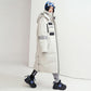 2021 Over-the-knee Long Down Jacket Women's Winter Mid-length Tooling Thickened Korean Couple Wear Winter Jacket
