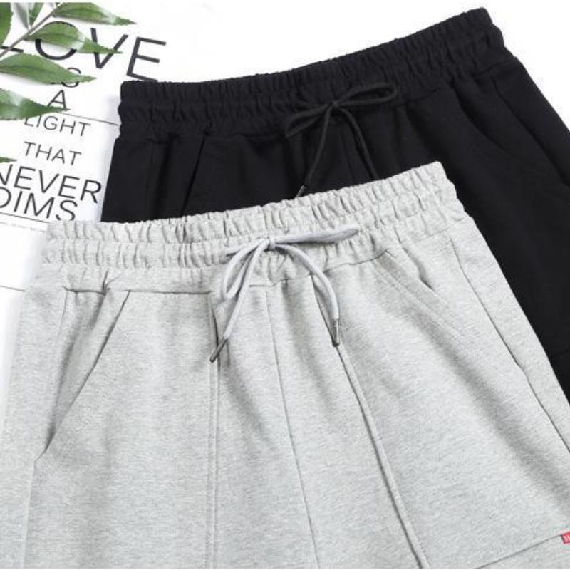 Cropped Trousers Women's Summer Dress Thin Loose and Thin Plus Size 7 Points Sports Shorts Casual Breeches Running Harem Pants