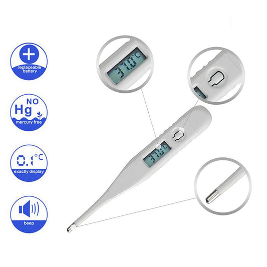 Electronic Medical Thermometer Digital LCD Thermometre Baby Adult Body Temperature Fever measurement