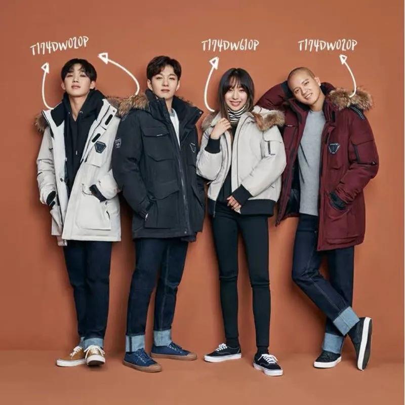 Women's Short Down Jacket Korean Star Outdoor Winter Coat Large Size Women's Autumn and Winter Big Fur Collar Warm Cotton Clothing Couple Clothes