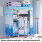 123cm Long Waterproof Clothes Rack 20mm Stainless Steel Storage Rack Cabinet Modern Coat Hanger
