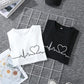 Harajuku Style Love Print Women's T-Shirt Casual T-Shirt Summer Short Sleeve Women's T-Shirt