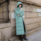 Ankle-length Cotton-padded Jacket Women Korean Style Loose Down Padded Jacket