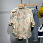 Shirt Men's Summer Flower Shirt Youth Trend Loose Personality Shirt In The Sleeve Casual Shirt