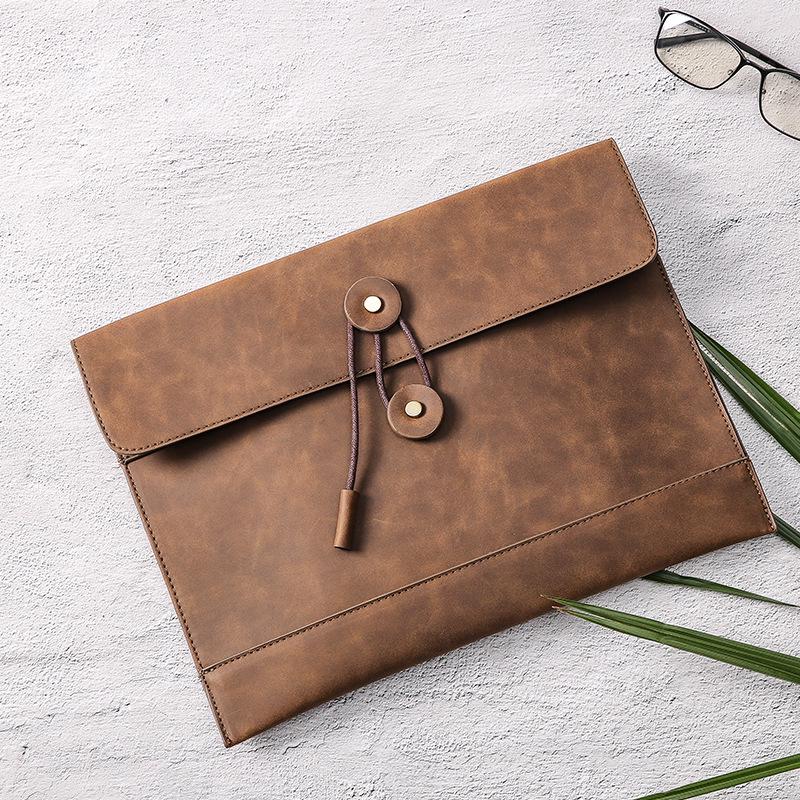 Business Briefcase Men Retro Casual Envelope Bags Handbag Shoulder Diagonal Computer Bag