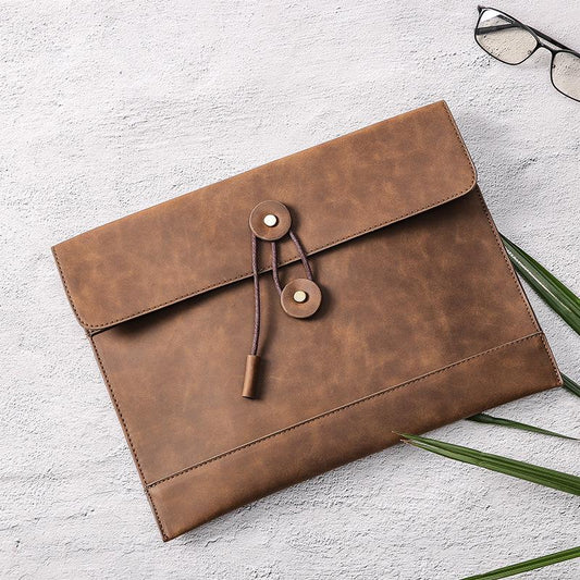 Business Briefcase Men Retro Casual Envelope Bags Handbag Shoulder Diagonal Computer Bag